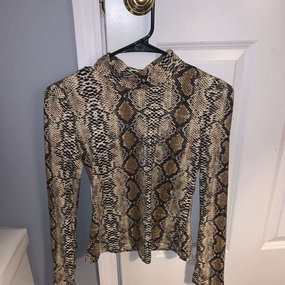 Snakeskin Top